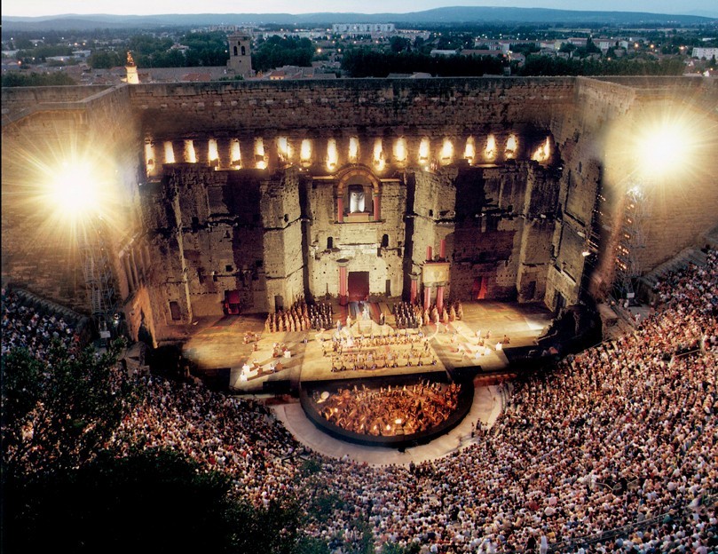 Théâtre Antique d'Orange (Maison d’opéra Orange, france) Opera
