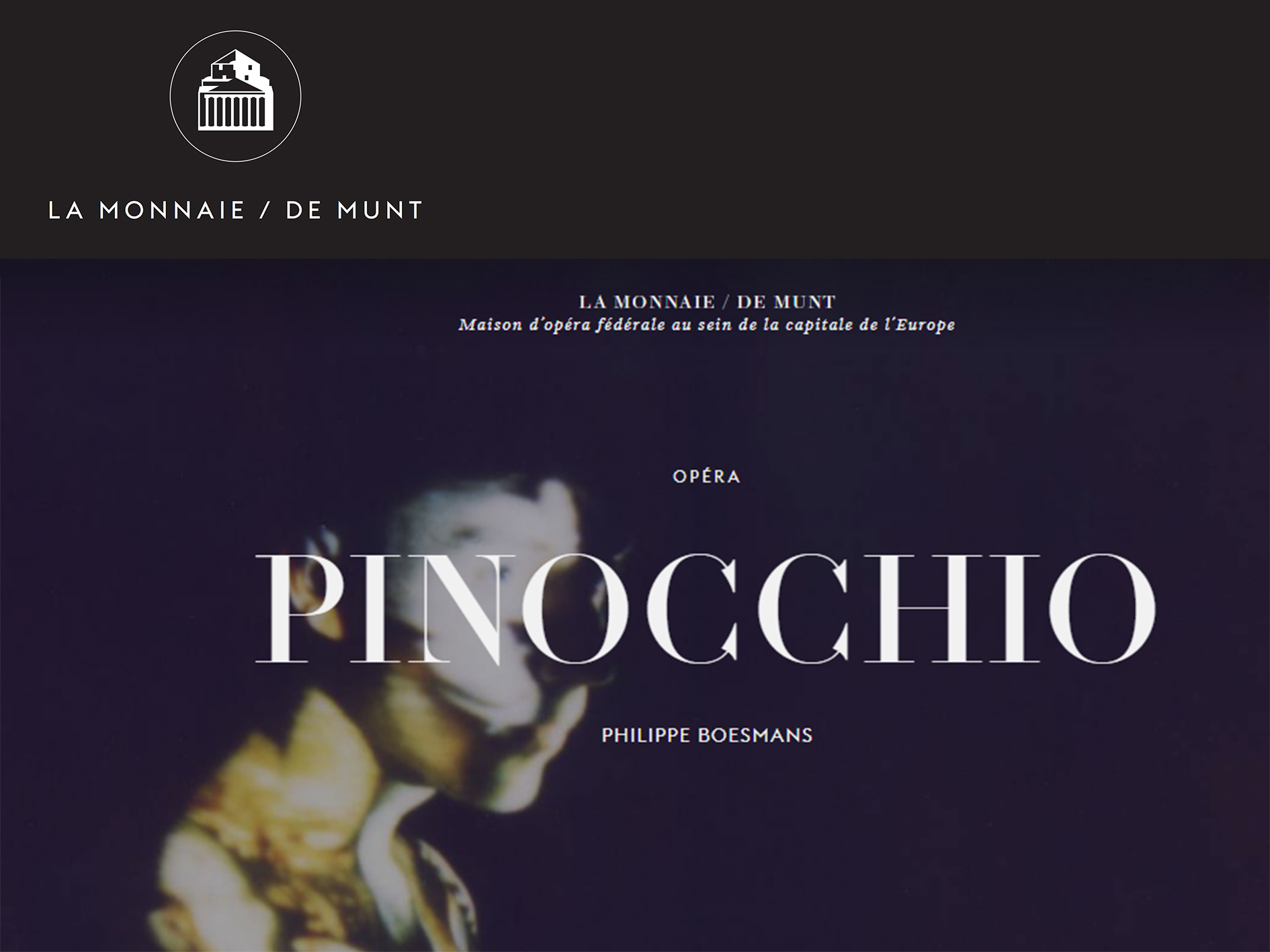 Pinocchio th tre royal de la monnaie de munt 2017 production