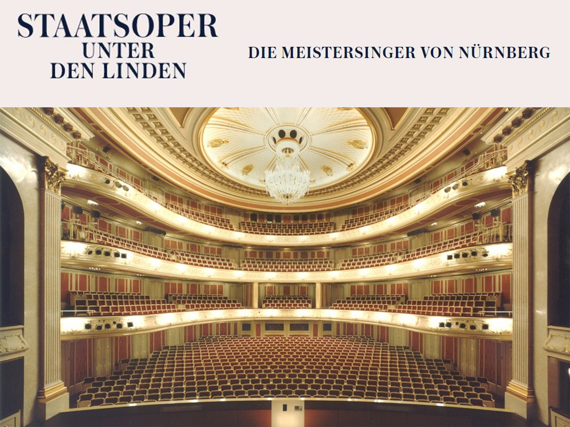 The Master-Singers of Nuremberg - Staatsoper Unter den Linden Berlin ...