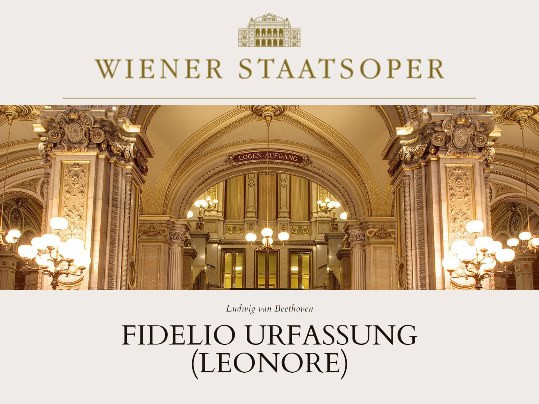Fidelio Urfassung - Wiener Staatsoper (2020) (Production - Wien