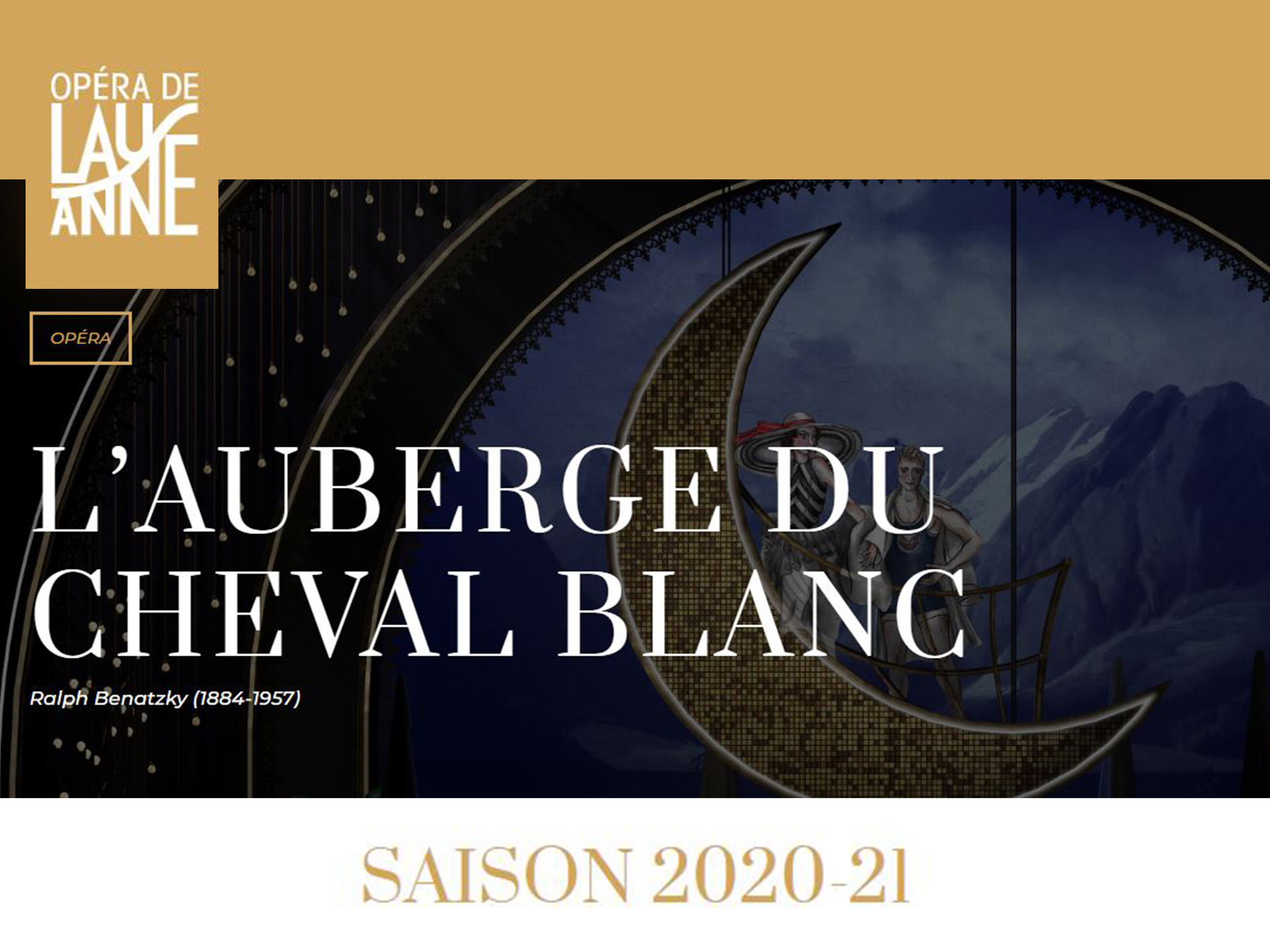 L'Auberge du Cheval Blanc - Lausanne Opera house (2020) (Production ...