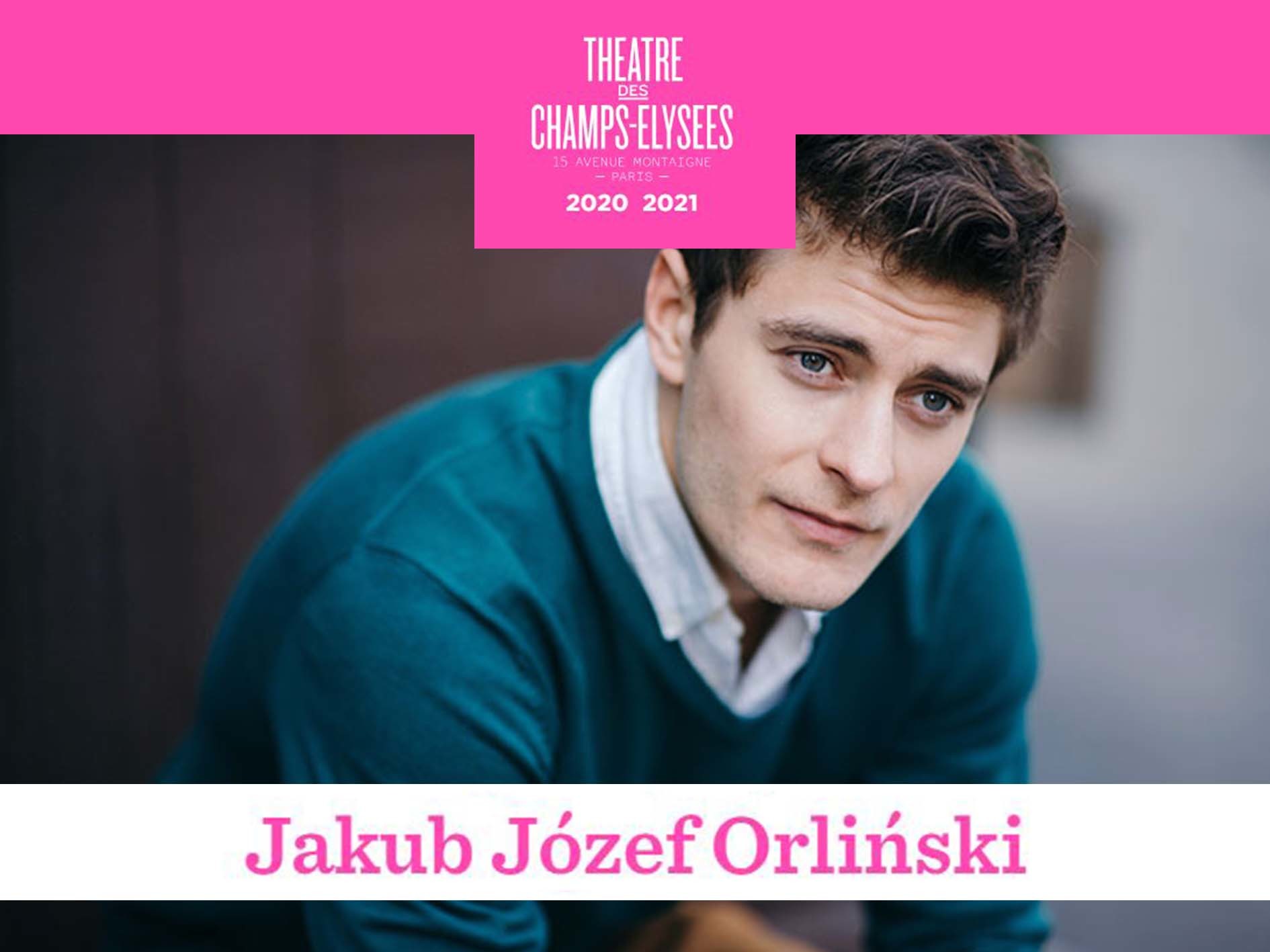 Concert Jakub Józef Orliński - Théâtre des Champs-Élysées (2021