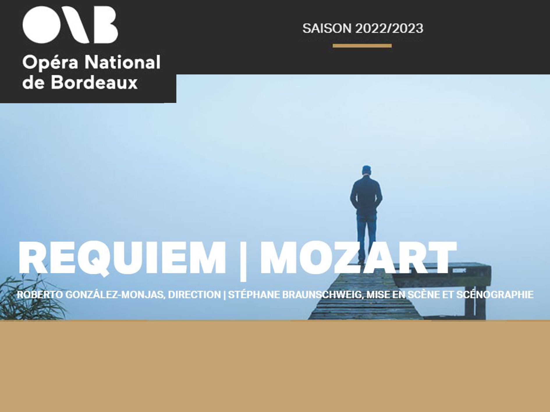 Requiem (Mozart) Bordeaux Opera house (2023) (Production Bordeaux