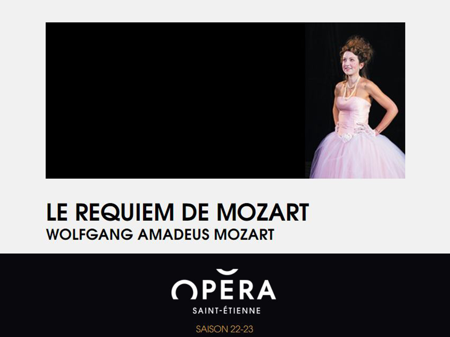 Requiem (Mozart) SaintEtienne Opera house (2022) (Production Saint