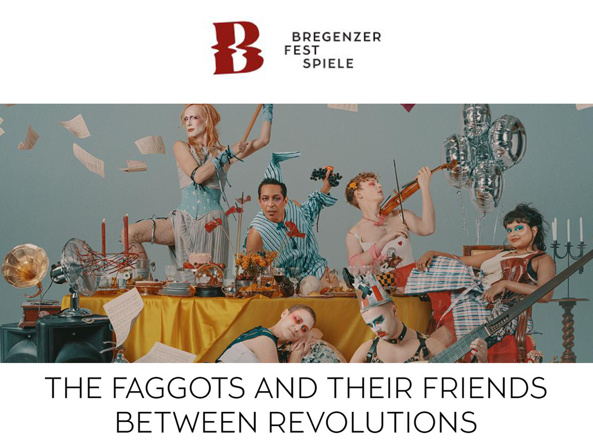 The Faggots and Their Friends Between Revolutions Bregenzer