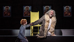 Bryn Terfel as Boris Godunov, Joshua Abrams as Fyodor (C) ROH 2019 by Clive Barda