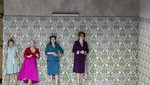 Giulia Semenzato (Nanetta), Carmen Giannattasio (Alice Ford), Antoinette Dennefeld (Meg Page) et Daniela Barcellona (Mrs Quickly) 