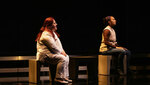 Dima Orsho (Fatma), Carla Nahadi Babelegoto (Sama) - ROH Woman at Point Zero © Camilla Greenwell