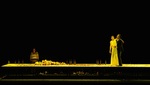 Jennifer Johnston, Crispin Lord, John Relyea, ENO’s Duke Bluebeard’s Castle 2024 © Nirah Sanghani