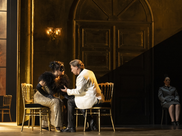 Aleksandra Kurzak (Fedora) et Roberto Alagna (Loris), Fedora, Grand Théâtre de Genève (2024) © Carole Parodi