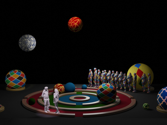 3D préparatoire par Clédat et Petitpierre - Le Carnaval de Venise (2025)