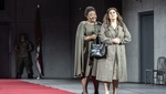 Raehann Bbryce-Davis (Amneris), Anna Pirozzi (Aida) in The Royal Opera’s Aida © 2025 RBO. Photograph by Marc Brenner