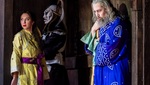 Anna Princeva as Liù and Adam Palka as Timur in Andrei Serban's production of Puccini's Turandot, The Royal Opera ©2025 Tristram Kenton
