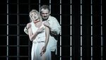 Carolina López Moreno as Marguerite and Ștefan Pop as Faust in David McVicar's production of Gounod's Faust, The Royal Opera ©2025 Marc Brenner
