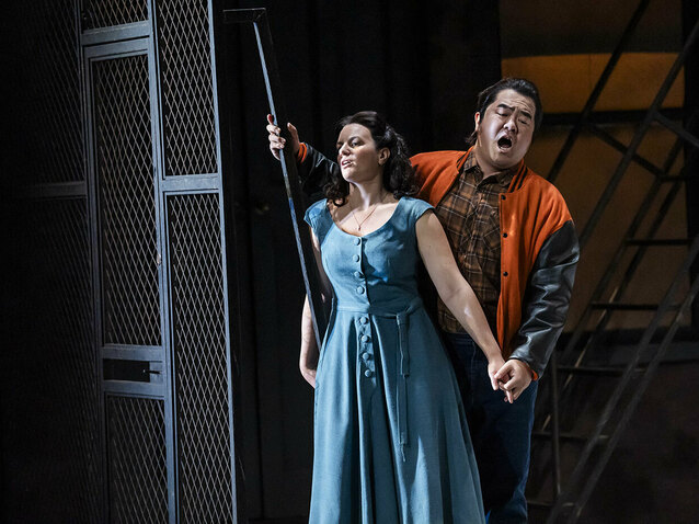 Robyn Allegra Parton, Yongzhao Yu, ENO’s Rigoletto 2024 © Tristram Kenton