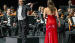 La Traviata 2025: Piotr Beczala (Alfredo Germont), Nadine Sierra (Violetta Valéry), Mozarteum Orchestra Salzburg (c) SF / Marco Borrelli