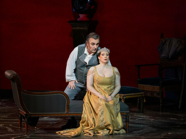Ludovic Tézier, Saioa Hernandez - Tosca, Opéra national de Paris 2025-26 (c) Elisa Haberer