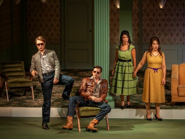 Cosi Fan Tutte à l'Opéra Royal de Wallonie-Liège - M. Mironov, V. Prato, J.M. Lo Monaco, F. Dotto © J. Berger / ORW Liège