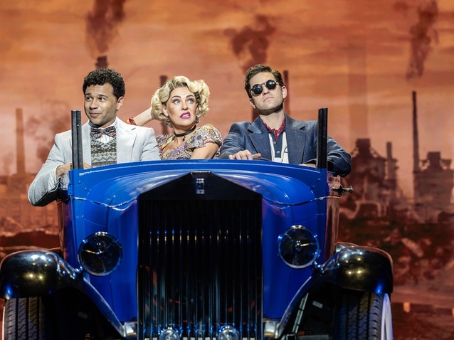 Corbin Bleu, Rachel Tucker & Jon Robyns in The Great Gatsby West End (c) Johan Persson