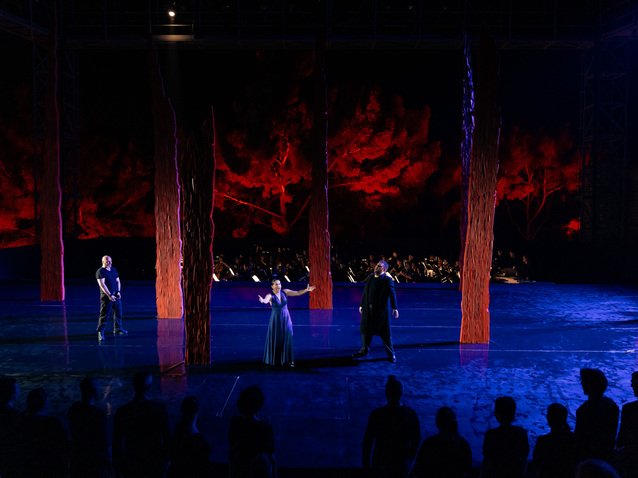 Norma, de Vincenzo Bellini, avec l’Opéra de Toulon à Châteauvallon, scène nationale (Amphithéâtre, Ollioules) (c) Aurélien Kirchner