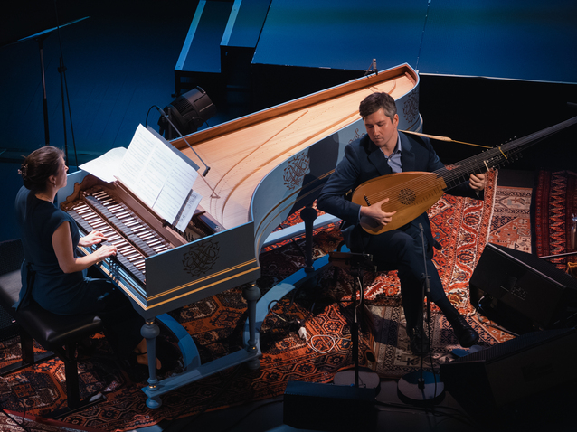 Violaine Cochard et Thomas Dunfort, Sufi's Saraband, La Cité Bleue (2025) © Giulia Charbit - La Cité Bleue Violaine Cochard et Thomas Dunfort, Sufi's Saraband, La Cité Bleue (2025) © Giulia Charbit - La Cité Bleue