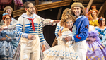 John Savournin, Henna Mun, Thomas Atkins, ENO’s HMS Pinafore 2025 © Craig Fuller