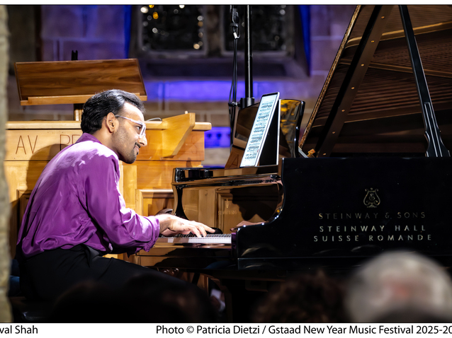 Keval Shah © Patricia Dietzi/Gstaad New Year Music Festival