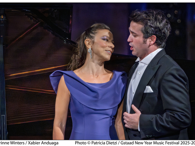 Corinne Winters et Xabier Anduaga © Patricia Dietzi/Gstaad New Year Music Festival