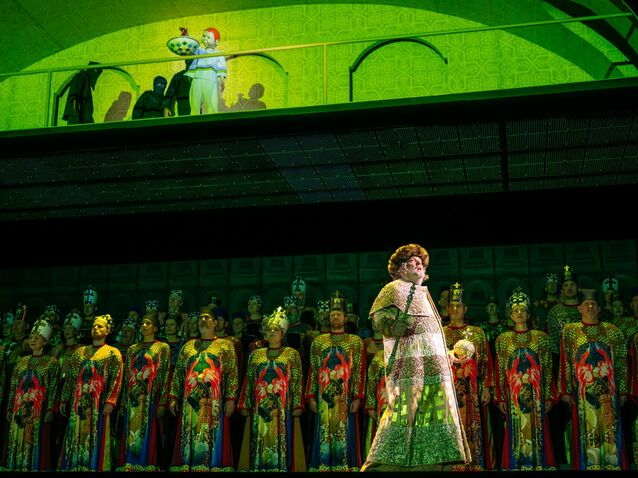 Bryn Terfel as Boris Godunov in Boris Godunov, The Royal Opera ©2026 Mihaela bodlovic