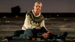 Maria Bengtsson as Ellen Orford and Johnny Imbrailo as The Boy in Deborah Warner’s Peter Grimes © 2026 Tristram Kenton / RBO