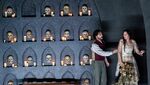 Francesco Demuro as Lord Arturo Talbo and Lisette Oropesa as Elvira in Richard Jones's I puritani, The Royal Opera ©2026 Tristram Kenton